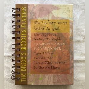 NEW The Bride’s Wedding Planner Spiral Bound Hardcover Notebook
